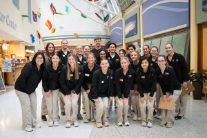 A group photo of WMU nursing students.